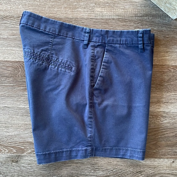 Old Navy Everyday Flat Front Shorts Navy Blue Size 8 - Picture 10 of 10